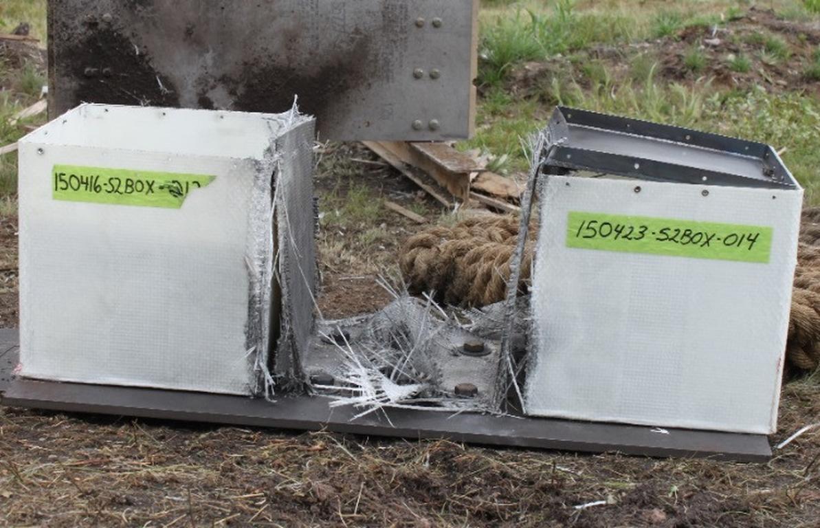 Composite enclosures for explosive reactive armor TechLink